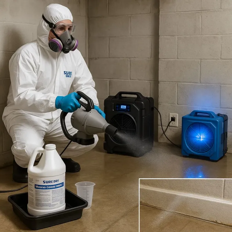 Sanitization and Odor Removal process in Casa de Oro-Mount Helix, CA